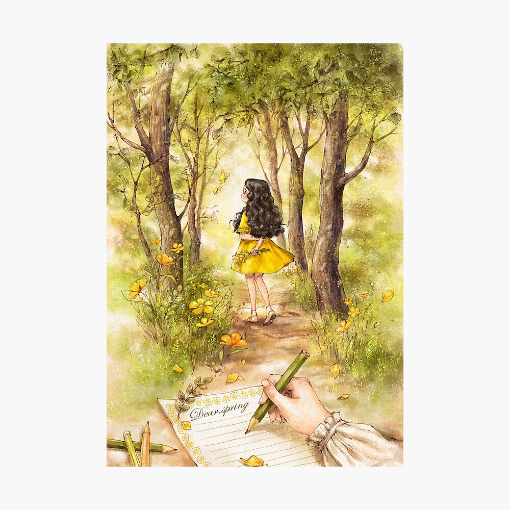 Girl Forest River Umbrella Squirrel Valley Rain Illustration, Girl,  Squirrel, Forest Illustration Background And Wallpaper For Free Download -  Pngtree