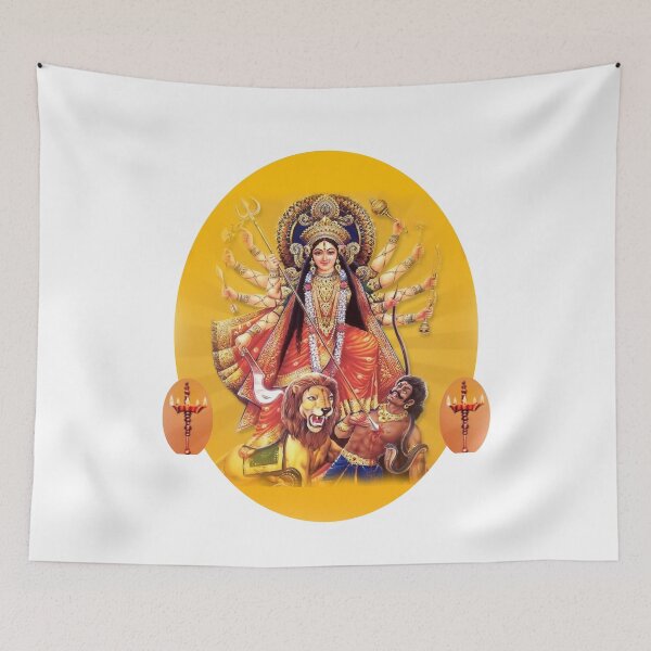 Item preview, In Full Divine Glory Goddess Durga designed and sold by eufouria.