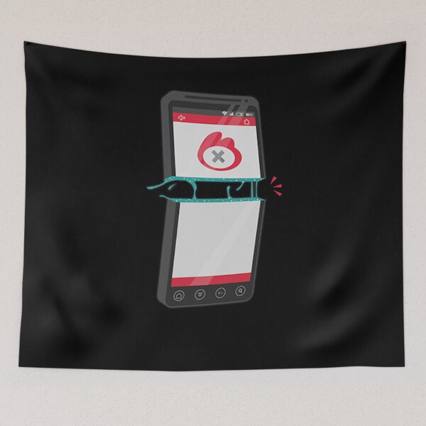 Item preview, Smartphone cut in two - Digital drawing - Colour drawing designed and sold by Gatsbird Design.