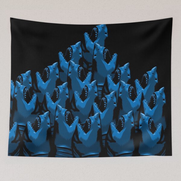 Item preview, Shark pattern designed and sold by albertocubatas.
