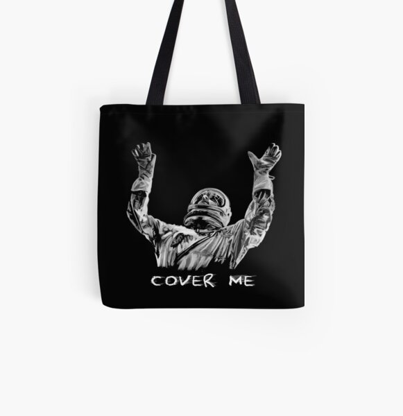 Depeche Mode : Dave Gahan : Cover Me Txt All Over Print Tote Bag