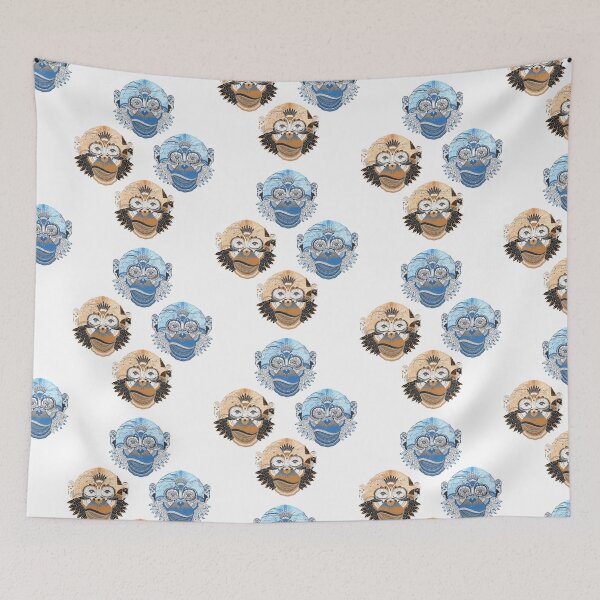 Item preview, Tribal cool monkeys. designed and sold by RonaldKitama.
