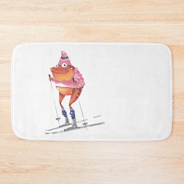 Item preview, Skiing frog designed and sold by solarlullaby.