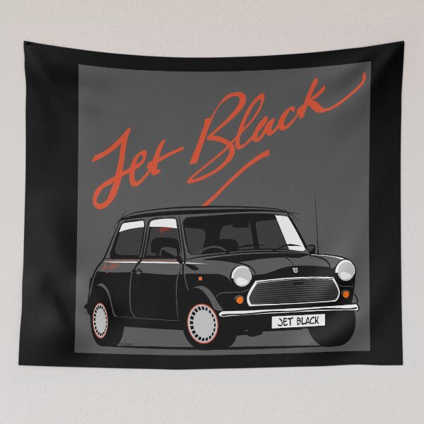 Item preview, Classic Mini Jet Black designed and sold by car2oonz.