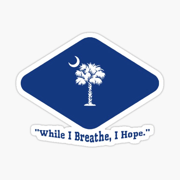 "South Carolina Motto" Sticker by SwampfoxDesign Redbubble