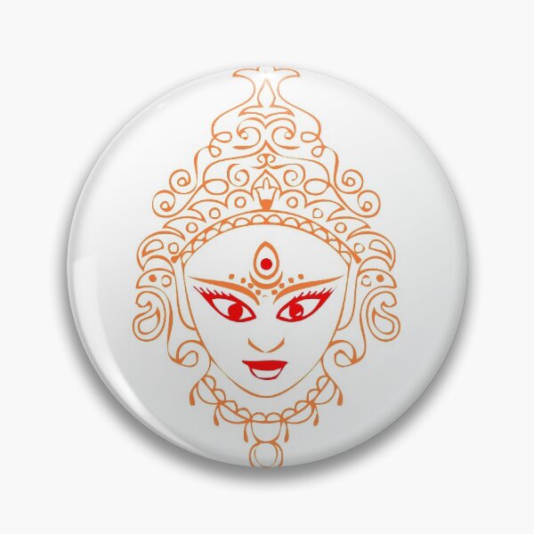 Item preview, Beautifully Adorned For Festival Goddess Durga designed and sold by eufouria.