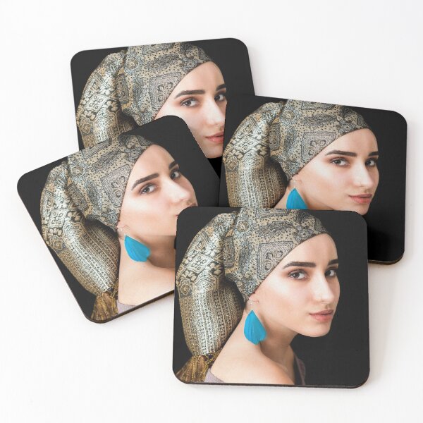 Item preview, La chica del pendiente de plumas designed and sold by Graham Sessions.