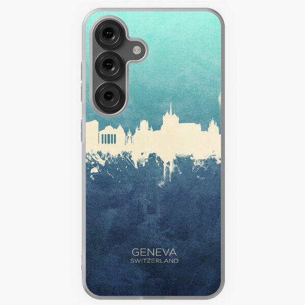 Item preview, Geneva Switzerland Skyline designed and sold by ArtPrints.