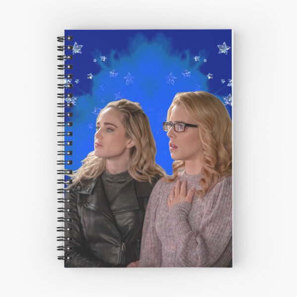 Item preview, Sara Lance and Felicity Smoak blue background designed and sold by dutchchu.