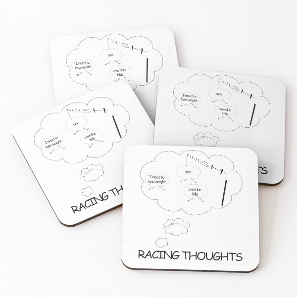 Item preview, Racing Thoughts designed and sold by UniqueCreator.