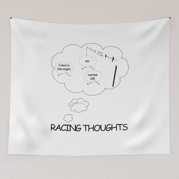 Item preview, Racing Thoughts designed and sold by UniqueCreator.