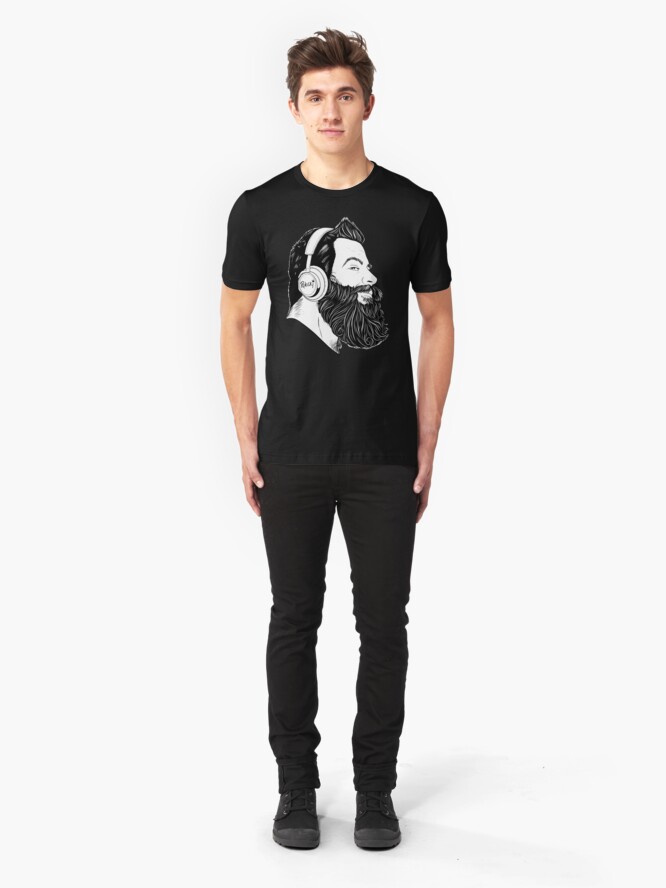 Alternate view of BearBull - B&W Slim Fit T-Shirt
