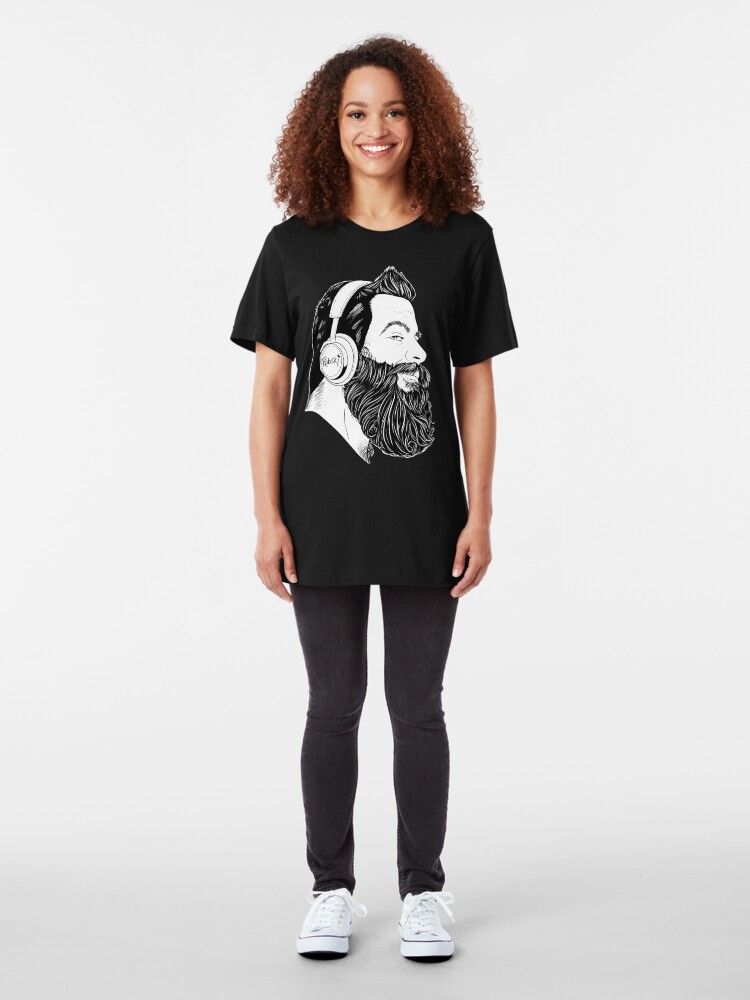 Alternate view of BearBull - B&W Slim Fit T-Shirt