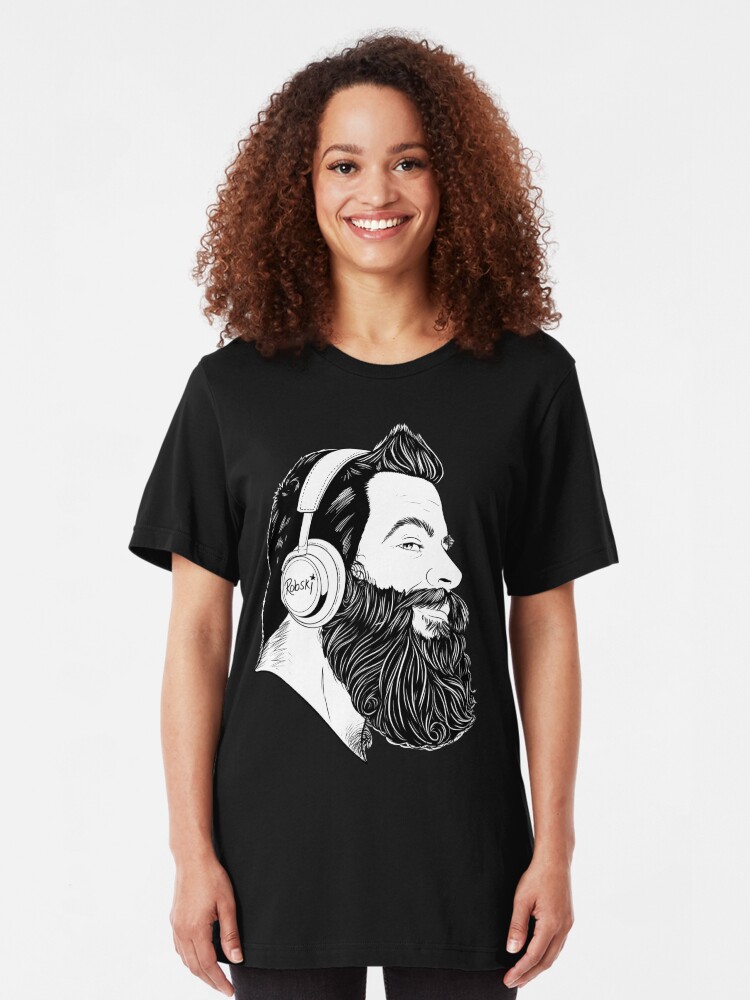 Alternate view of BearBull - B&W Slim Fit T-Shirt