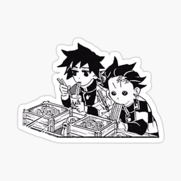 Giyuu vs. Tanjiro Soba Eating Contest Sticker