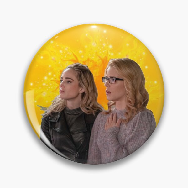 Item preview, Sara Lance and Felicity Smoak gold background designed and sold by dutchchu.