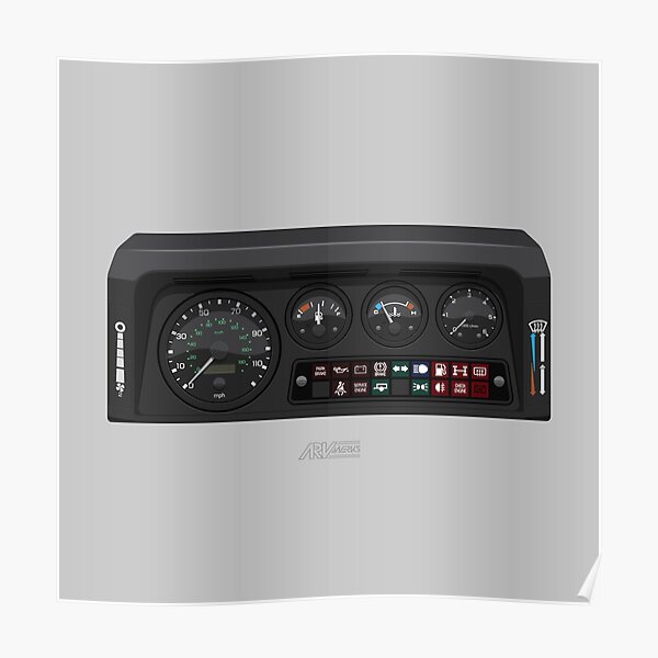 Poster « Tableau de bord Defender TD5 », par ARVwerks Redbubble Poster « Tableau de bord Defender TD5 », par ARVwerks Redbubble