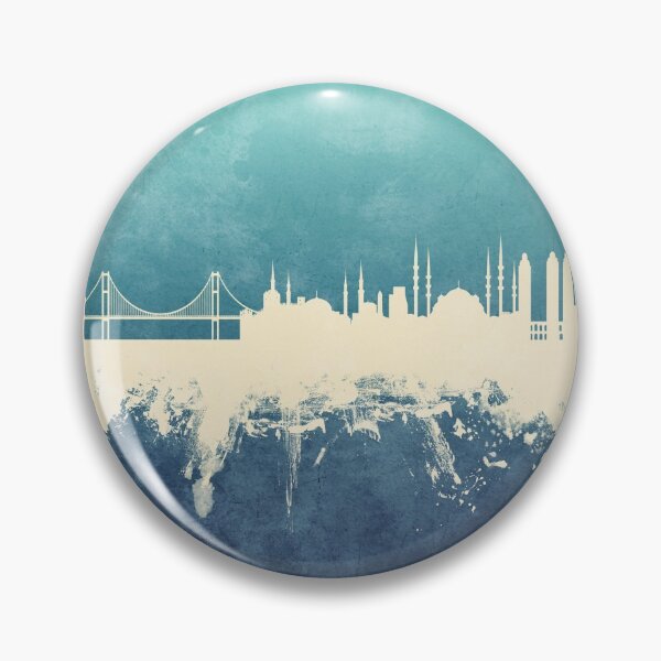 Artikelvorschau, Istanbul Turkey Skyline entworfen und verkauft von ArtPrints.