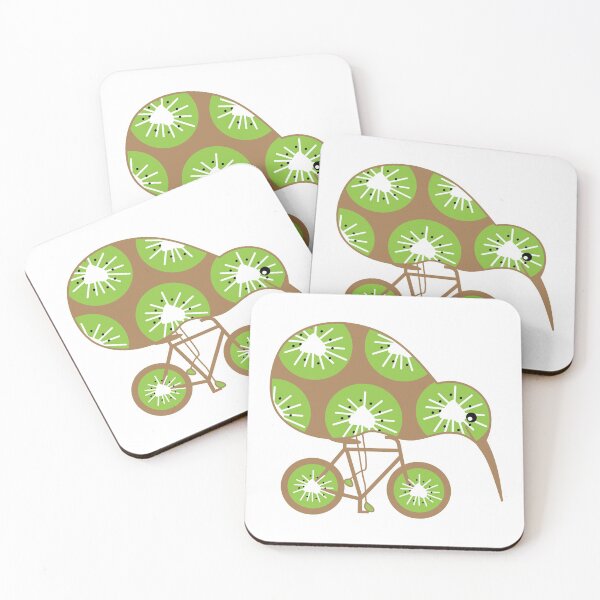 Item preview, Funny kiwi rides a bicycle designed and sold by spontania.
