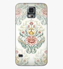 Antikes Muster - Käfer und Hundertfüßer Hülle & Klebefolie für Samsung Galaxy