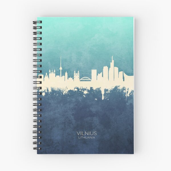 Item preview, Vilnius Lithuania Skyline designed and sold by ArtPrints.