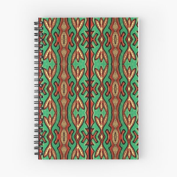 Item preview, Red and Green Anishinaabe Abstract Drawing designed and sold by KarenDeLeary.