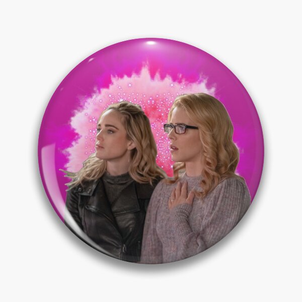 Item preview, Sara Lance and Felicity Smoak pink background designed and sold by dutchchu.