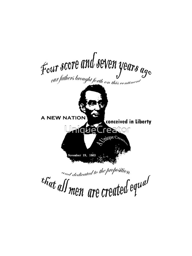 Thumbnail 4 of 4, iPhone Case, Gettysburg Address designed and sold by UniqueCreator.
