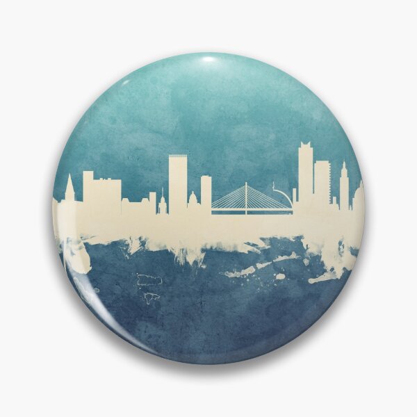 Item preview, Liege Belgium Skyline designed and sold by ArtPrints.