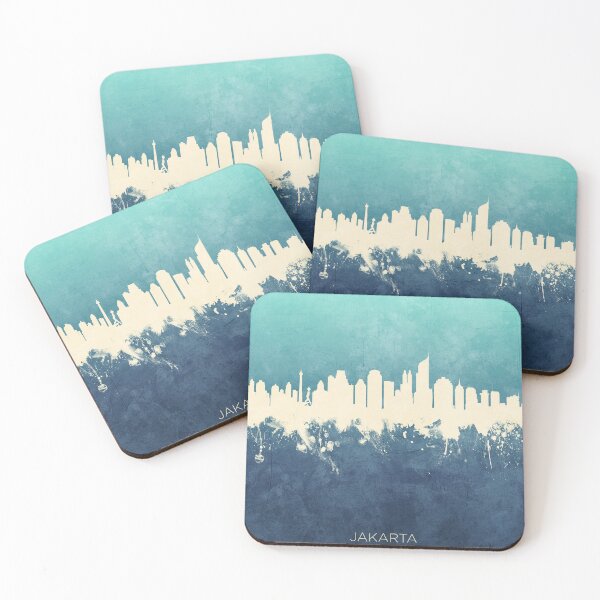 Item preview, Jakarta Skyline Indonesia designed and sold by ArtPrints.