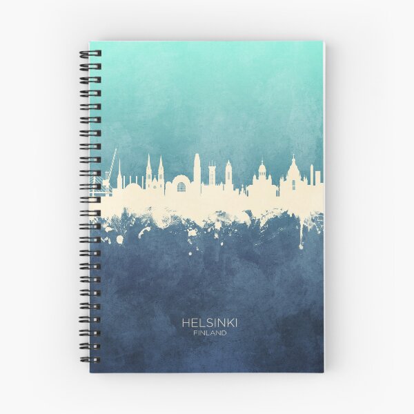 Aperçu de l'œuvre Helsinki Finland Skyline créée et vendue par ArtPrints.
