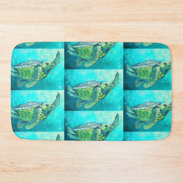 Item preview, Seaturtle Colorful Sketch designed and sold by ChelleShocked.
