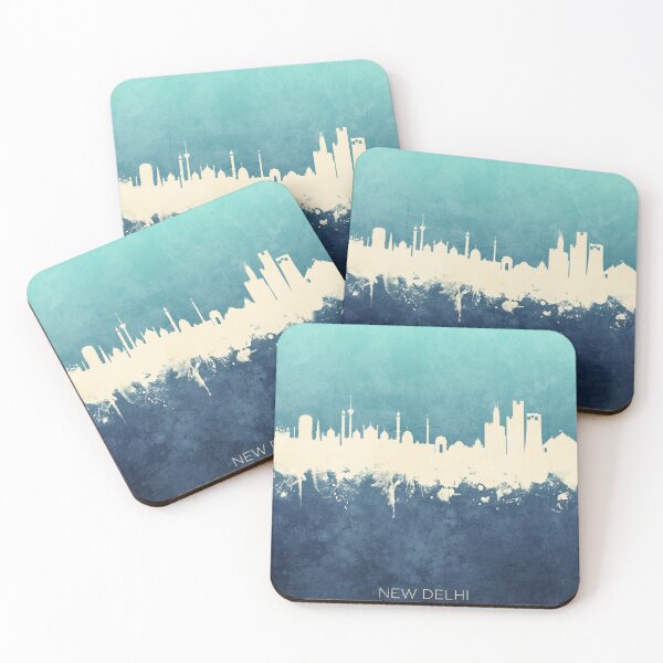 Item preview, New Delhi India Skyline designed and sold by ArtPrints.