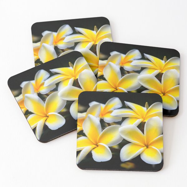 Item preview, Vibrant Plumeria Frangipani Flower Tropical Sticker designed and sold by DAM Creative ⭐⭐⭐⭐⭐.