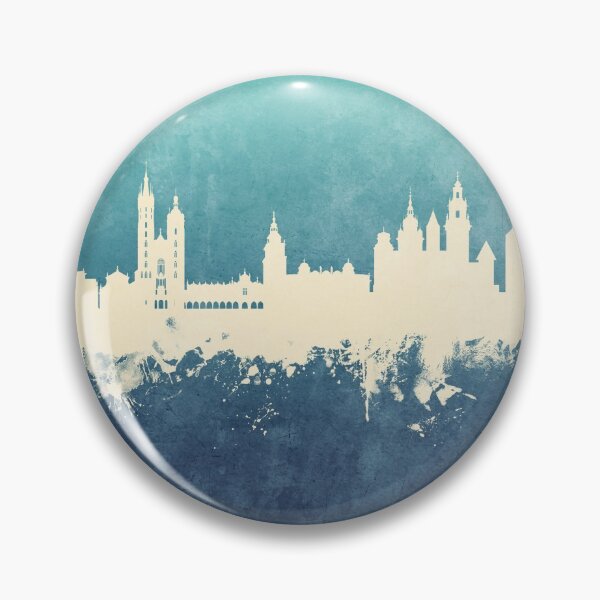 Item preview, Krakow Poland Skyline designed and sold by ArtPrints.