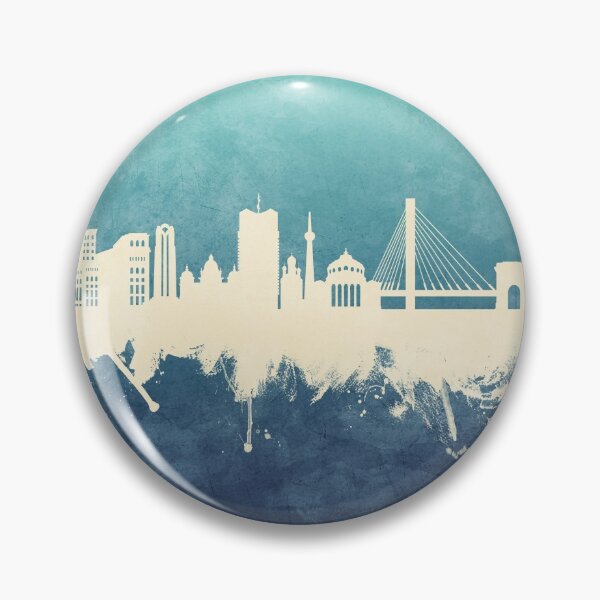 Item preview, Bucharest Romania Skyline designed and sold by ArtPrints.