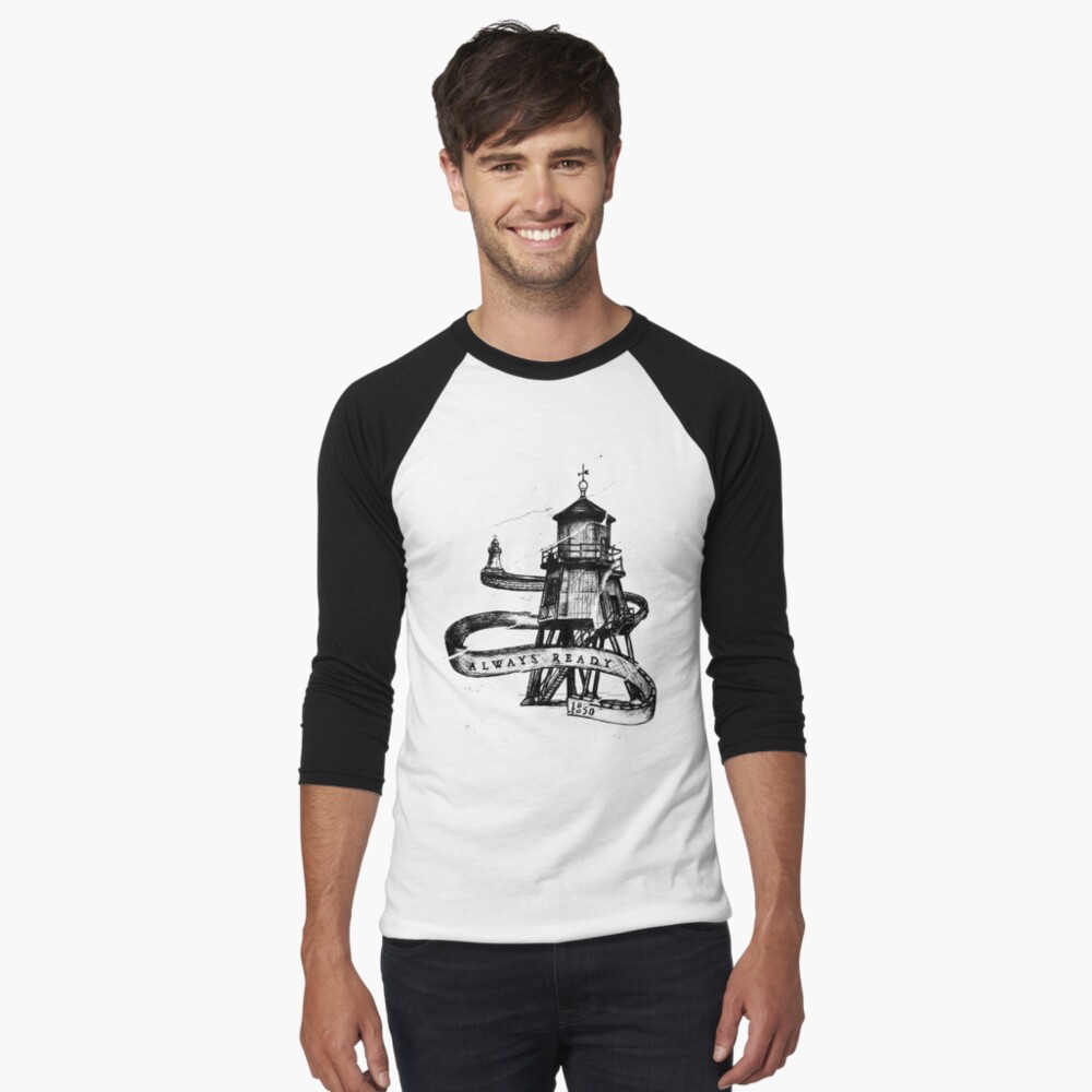 Item preview, Baseball ¾ Sleeve T-Shirt designed and sold by miners.