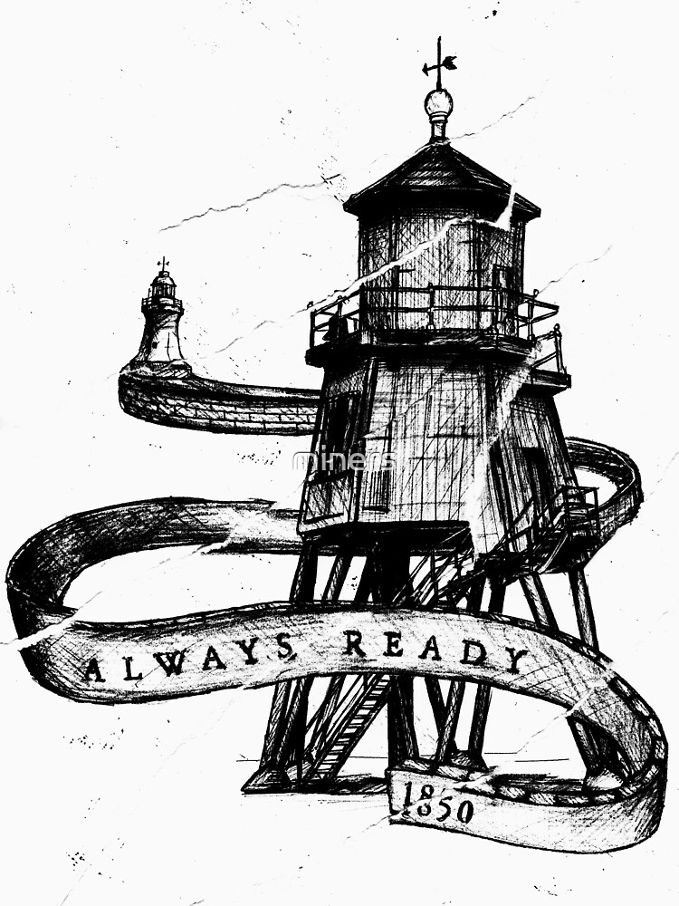 Thumbnail 7 of 7, Essential T-Shirt, The Groyne, South Shields designed and sold by miners.