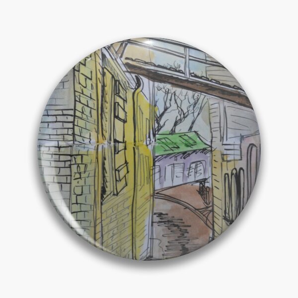 Item preview, Watercolor Sketch - Linton Waterworks (a Mill). 2016 designed and sold by Igor Pozdnyakov.