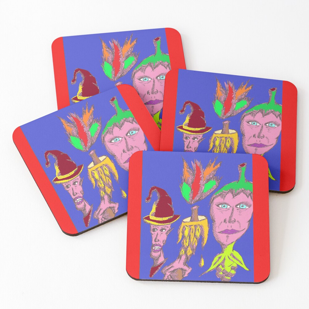 Item preview, Coasters (Set of 4) designed and sold by wormink.