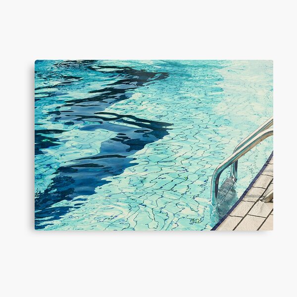 Summertime swimming Metal Print