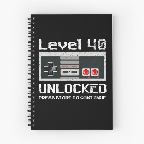 Item preview, 40 Year Old Fourty Birthday Gift Level 40 unlocked gamer designed and sold by majuga.