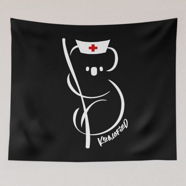 Item preview, Koala Nurse | Koalafied Registered Nurse | RN LVN Dark Apparel designed and sold by PureCreations.