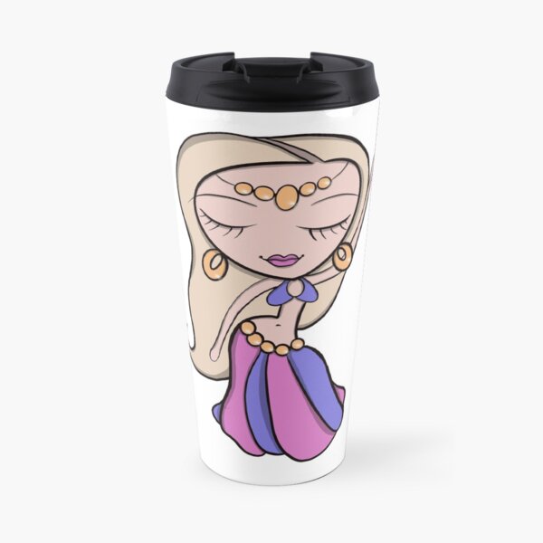 Blonde Bellydancer Travel Mug