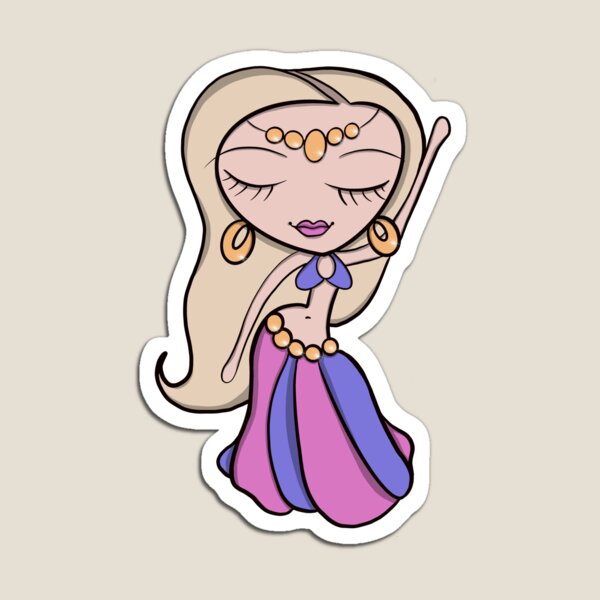 Blonde Bellydancer Magnet