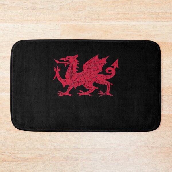 Item preview, Dragon of Wales Flag Welsh Cymru Flags Medieval Welsh Rugby designed and sold by majuga.