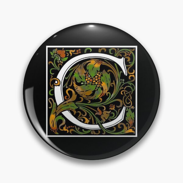 Item preview, Monogram C with fancy vines designed and sold by danastuff.