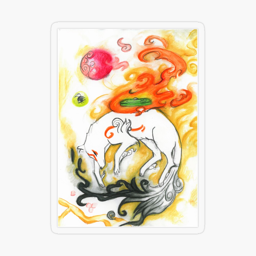 Okami HD cover Art Print by Eptanu