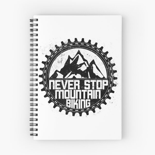 Item preview, Never Stop Mountain Biking Sprocket Chainring black designed and sold by emmjott.