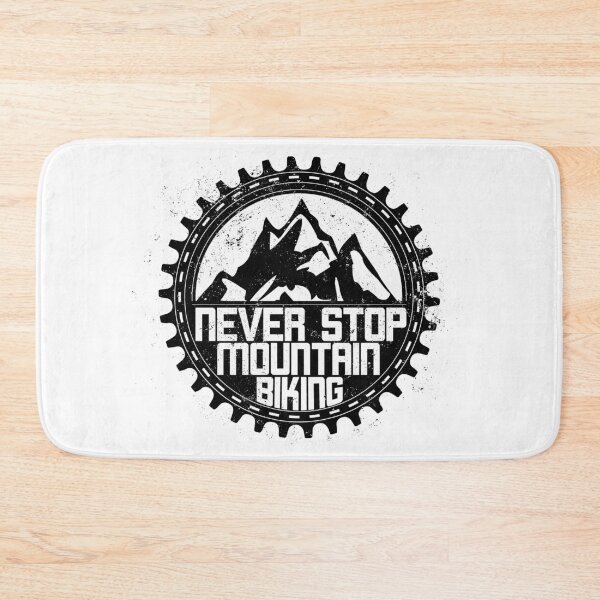 Item preview, Never Stop Mountain Biking Sprocket Chainring black designed and sold by emmjott.